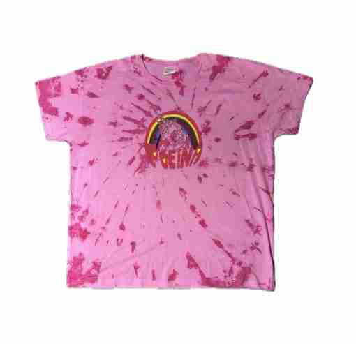 Tye Dye Poeina Unicorn Shirt with crystals - Image 4
